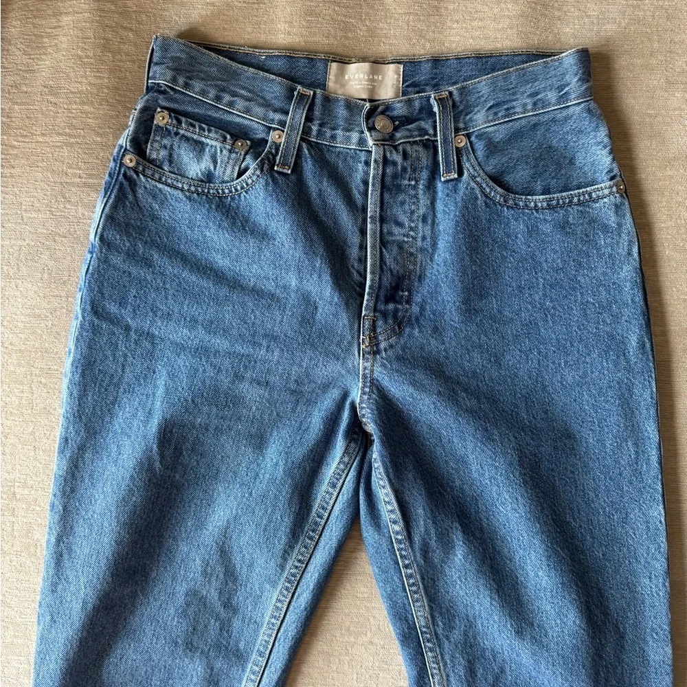 Everlane The ’90s Cheeky Jean Women’s High Rise Straight Leg Denim 26 Ankle - Picture 4 of 12